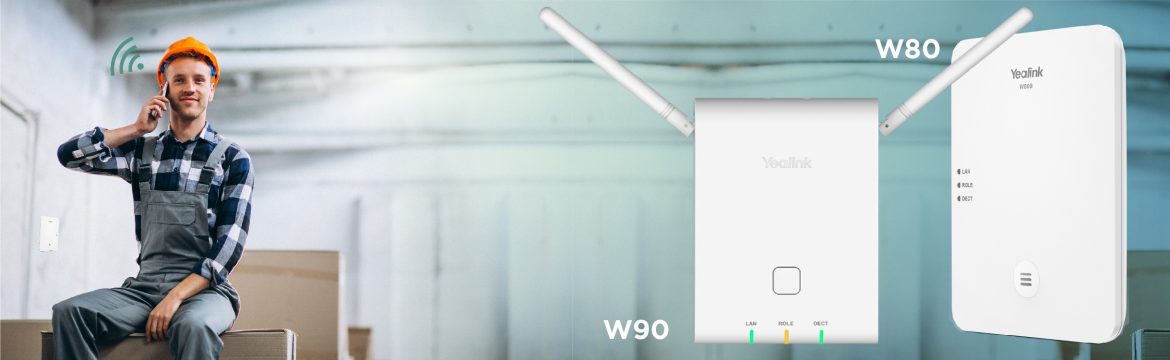 Yealink amplía los equipos de telefonía IP DECT multicelda con dos nuevos dispositivos, el W80 que admite hasta 100 llamadas simultáneas y el W90, que alcanza las 250 llamadas simultáneas